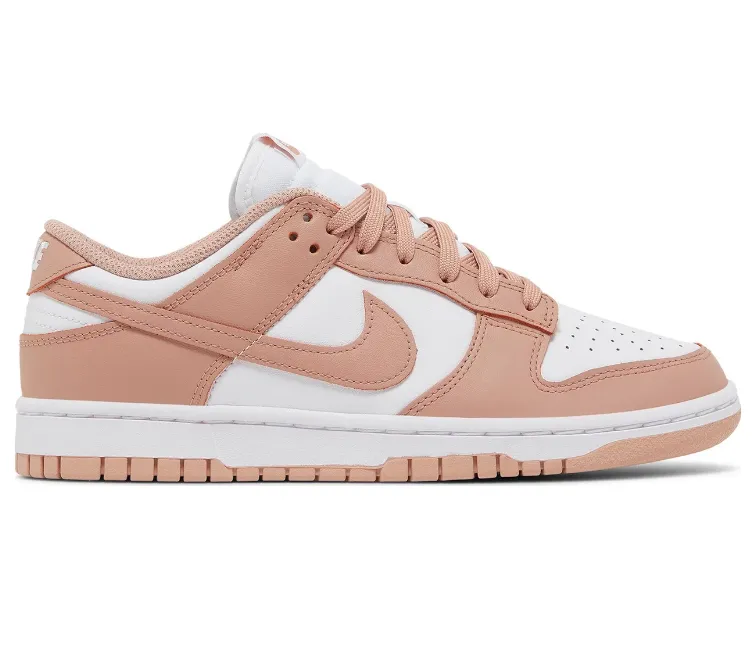 Women's Nike Dunk Low (Rose Whisper) Precision Stitching