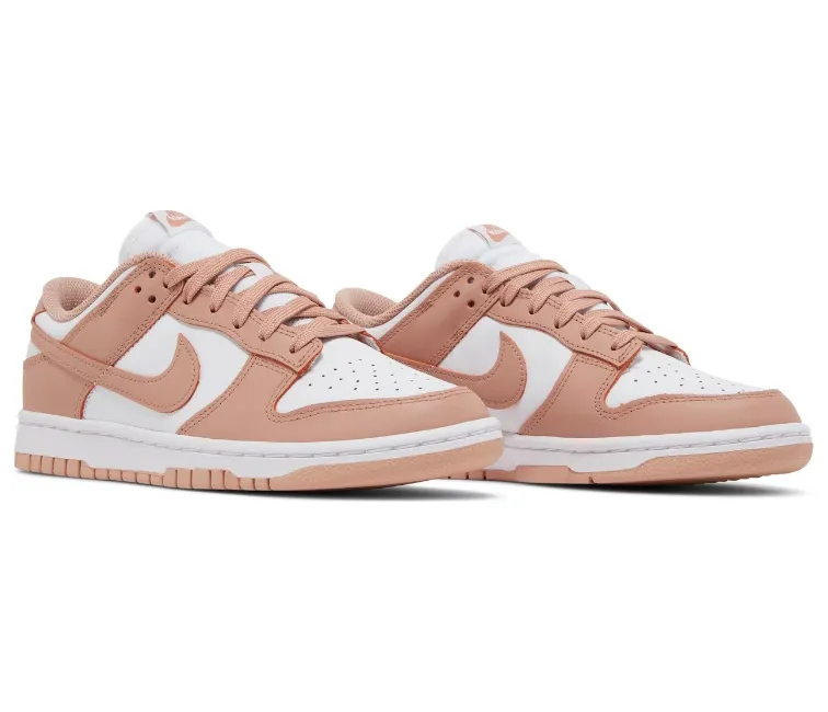 Women's Nike Dunk Low (Rose Whisper) Flexibility Boost All-Day Durability