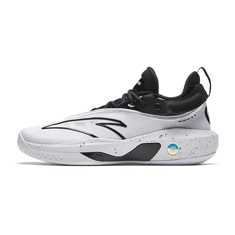 ANTA Men's Klay Thompson KT8 Black Eight Basketball Shoes Air Cushion Technology Elastic Strap