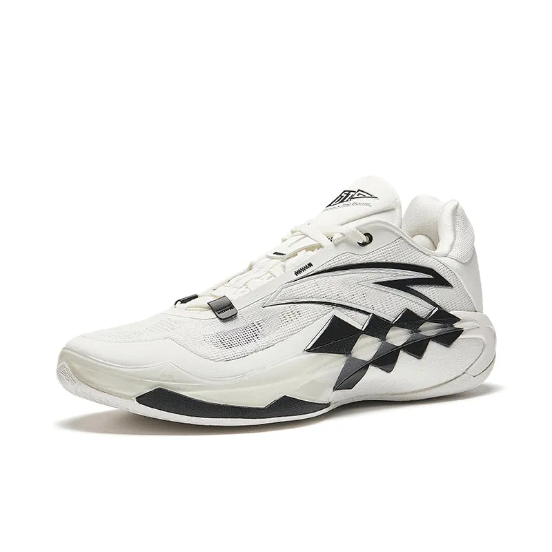 ANTA Men's Shock The Game Swagger 1.0 Basketball Shoes Grounded Stability Platform Grip Zone Focus
