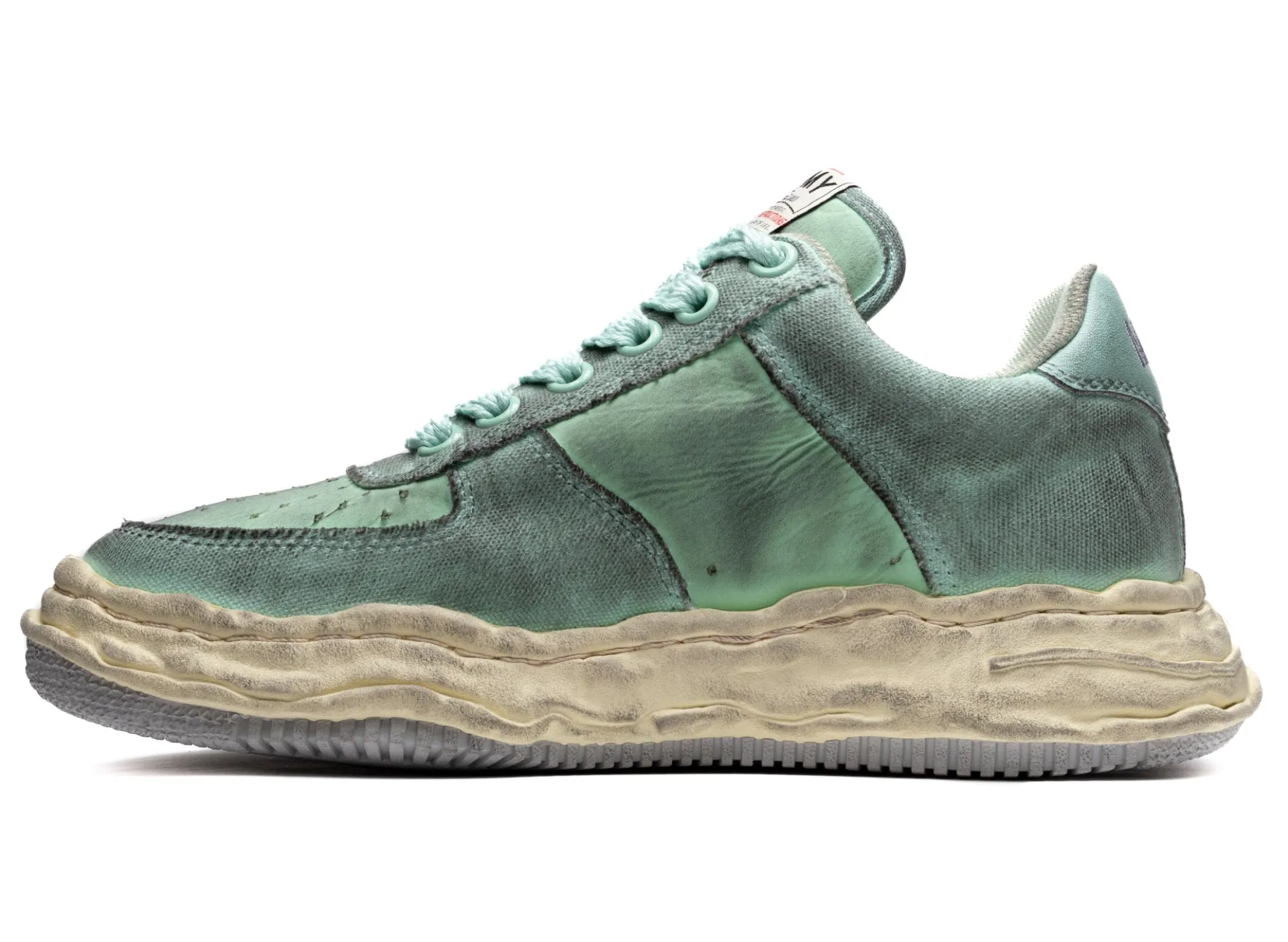 Maison Mihara Yasuhiro Wayne Low Distress in Green Durable Build Weekend Errands