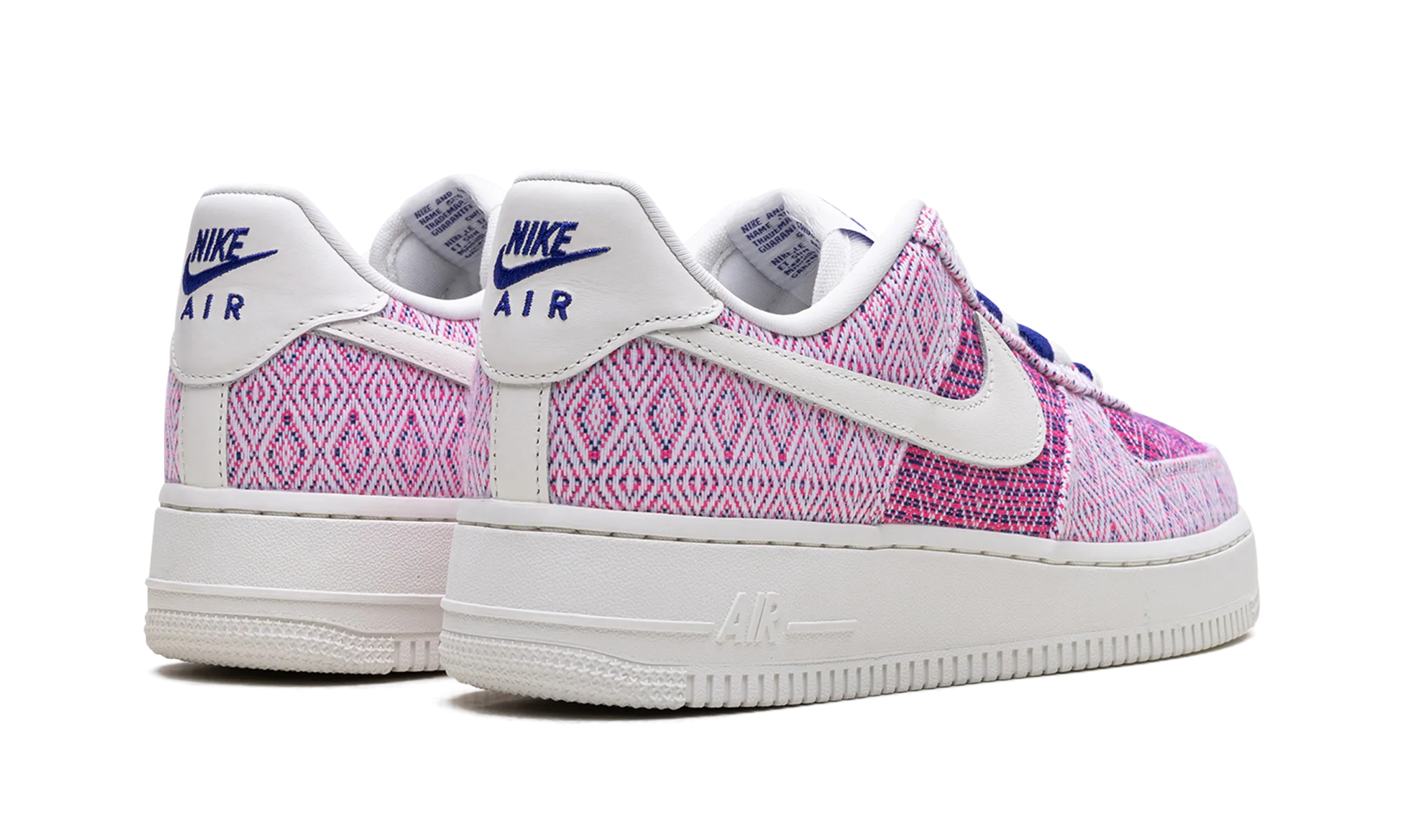 Air Force 1 '07 WMNS "Woven Together - Pink" Athletic Aesthetic