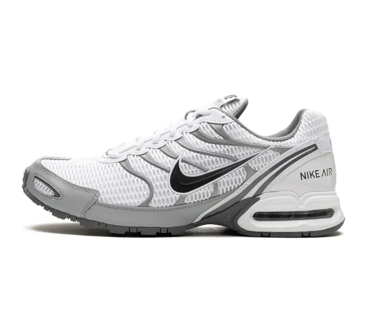 Breathable Upper Zero Drop Design Men??s Nike Air Max Torch 4 (White/Wolf Grey)