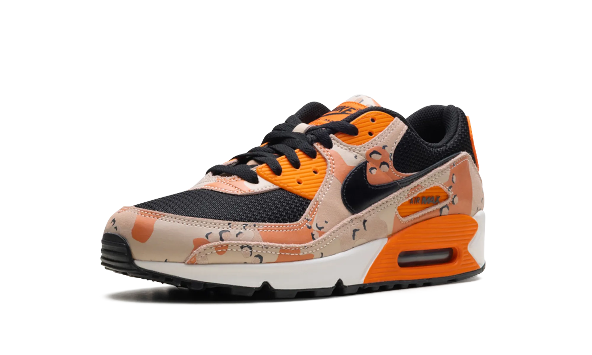quick - drying lining shoes Air Max 90 Premium "Bio Beige / Safety Orange / Phantom / Black"