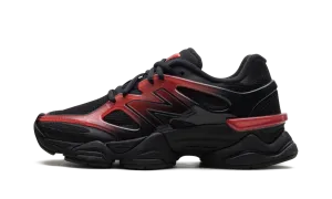 9060 "Black Red Gradient" neoprene running shoes