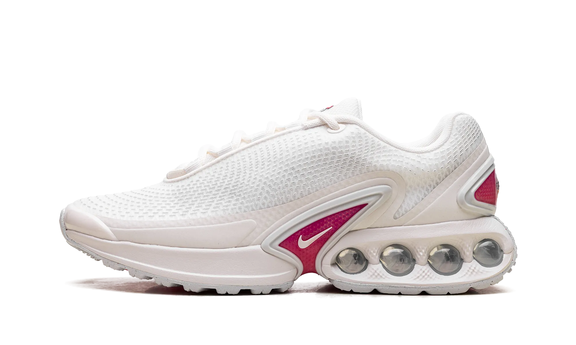 endurance shoes Stability Technology Air Max Dn WMNS "Sail Phantom Hyper Violet Metallic Silver"