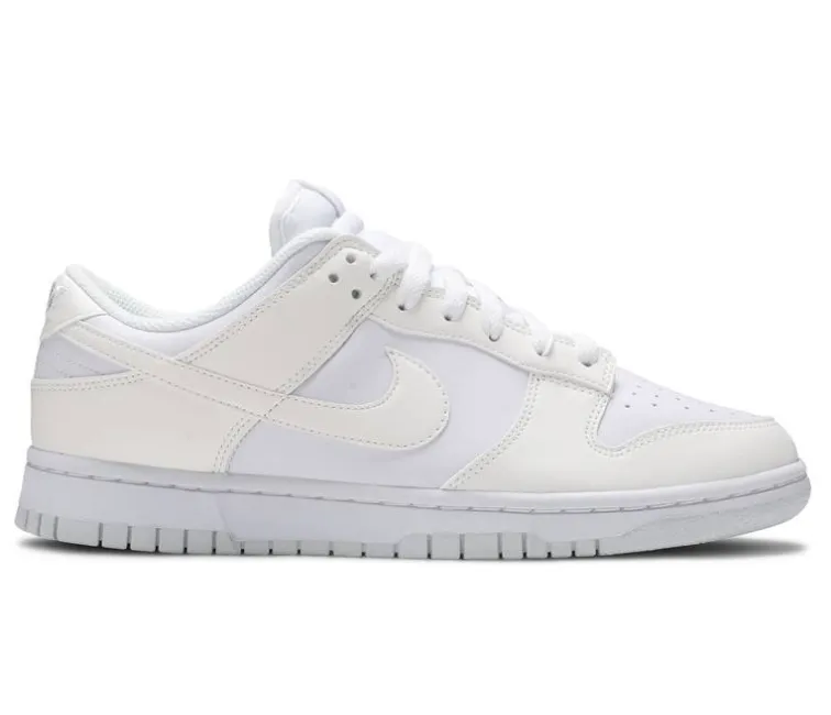 Women's Nike Dunk Low (White/Sail Nature) Sneaker Repairs Cushioned Tongue