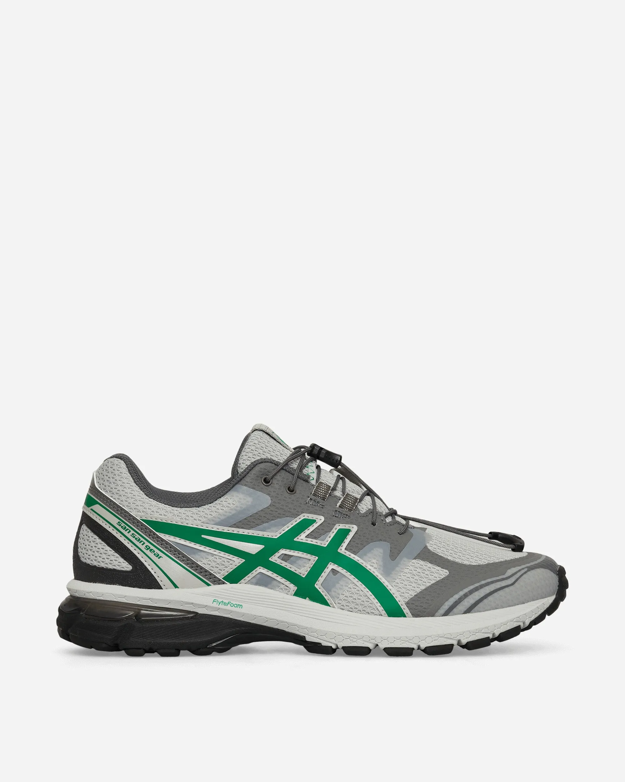 SANSAN GEAR GEL-Terrain Sneakers Grey Violet / Jolly Green Impact Resistance Performance Step