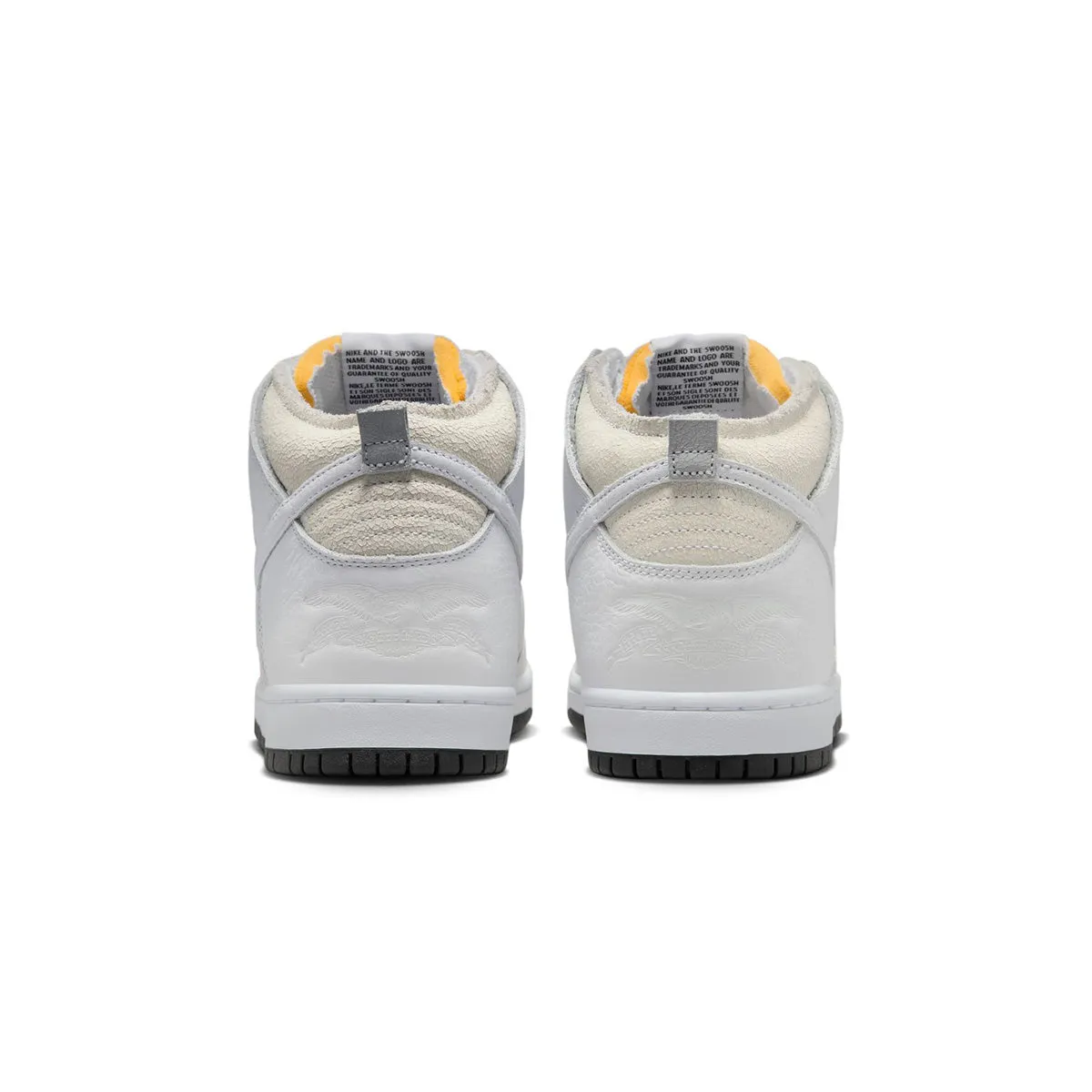 Ultra-soft breathability volleyball shoes   Antihero SB Dunk Hi 'White'