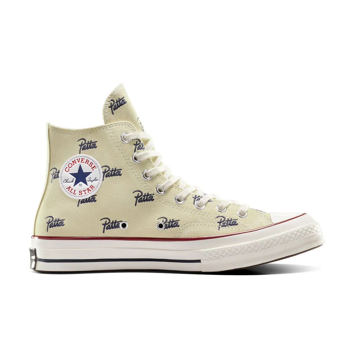 snowy - day shoes Streamlined silhouette   Patta Chuck 70 '20th Anniversary Ivory'