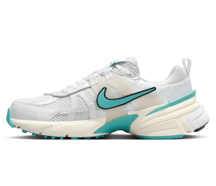 Women??s Nike V2K Run (White/Cream Blue) Cross Terrain Lace System