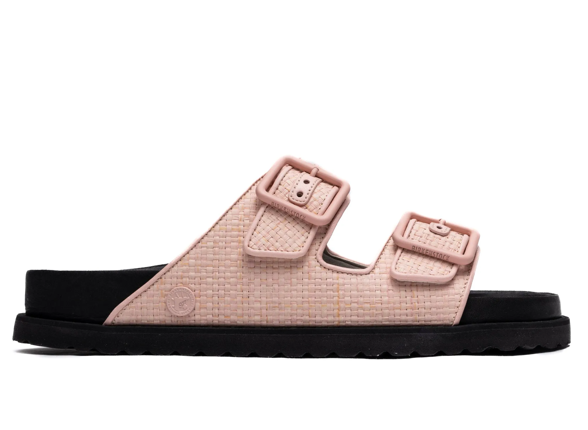 Birkenstock Arizona Raffia Luxe 1774 in Chintz Rose Young Mood