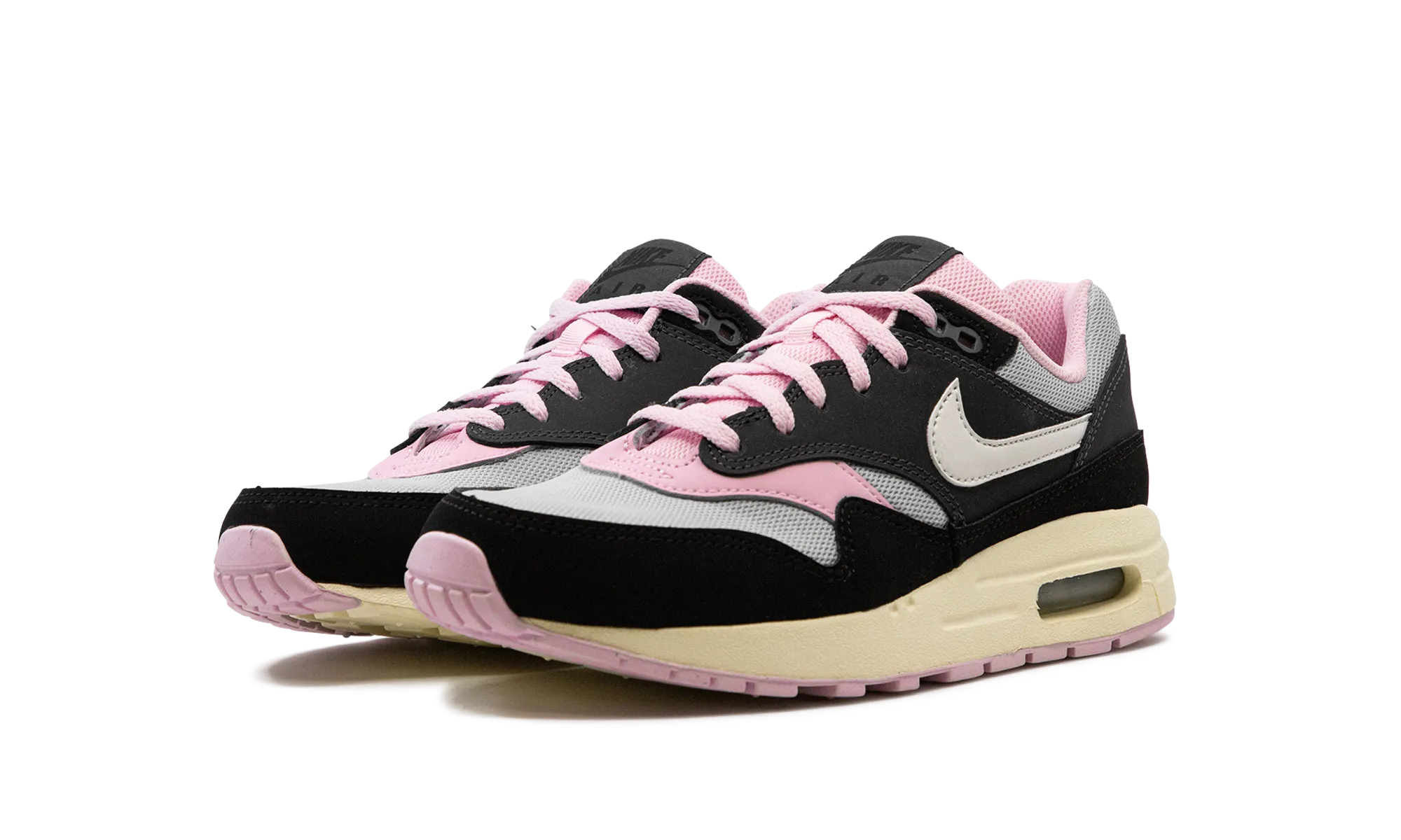 professional runner Air Max 1 GS "Black Anthracite Pink Foam"