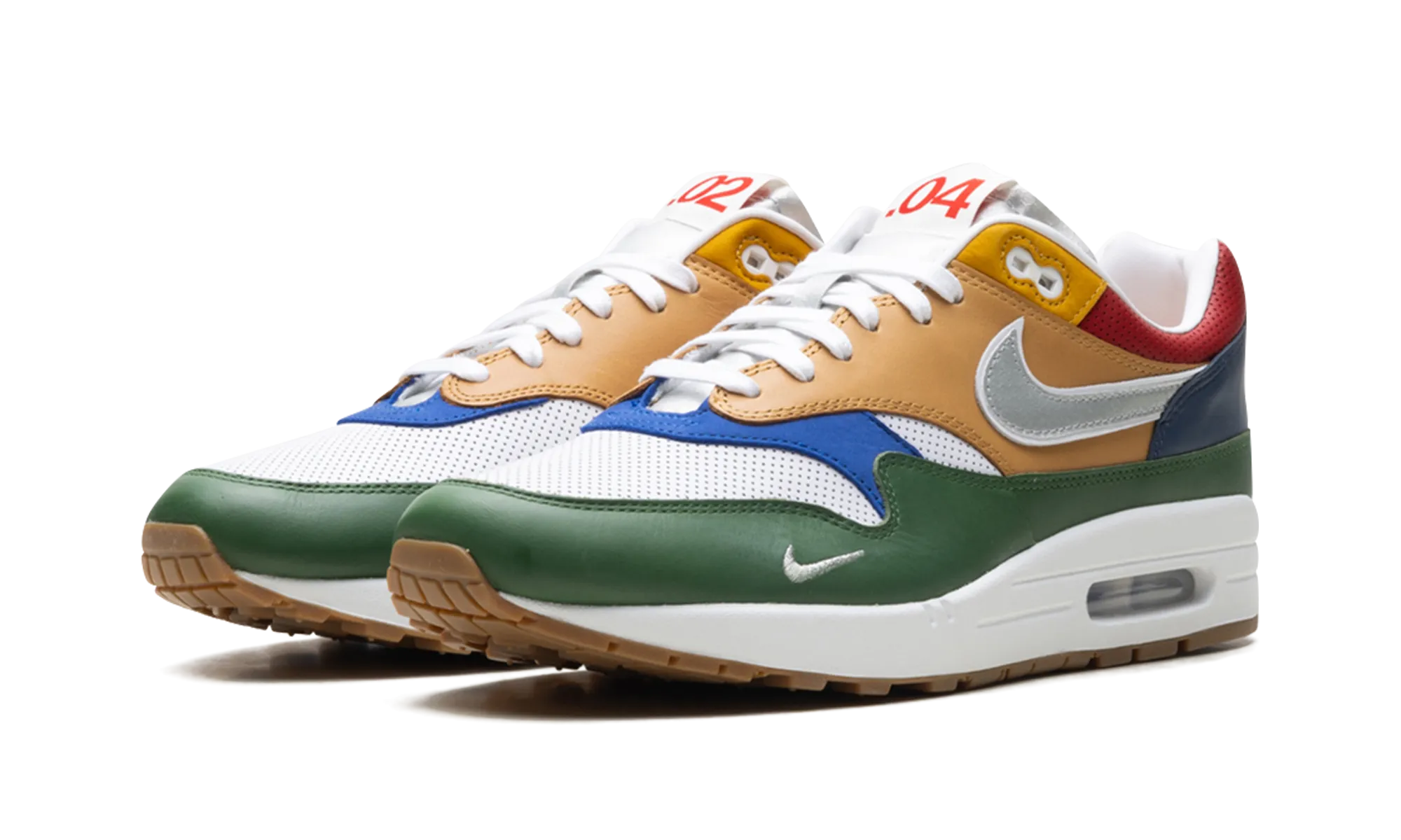 Air Max 1 "Premium Goods White Forest Green" Variable Pace