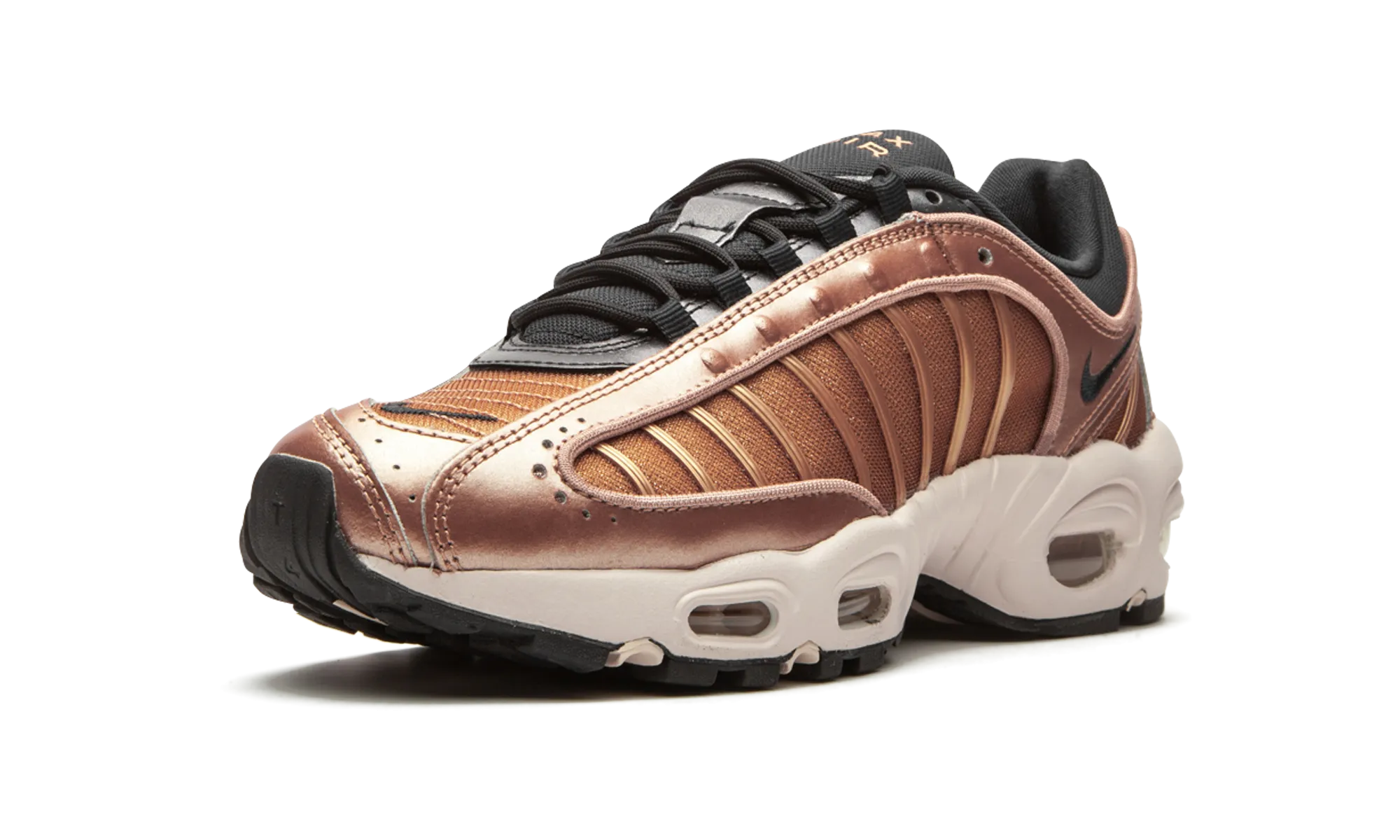running in a wooden bridge area shoes Heart - rate control AIR MAX TAILIND 4 WMNS "Metallic Red Bronze"
