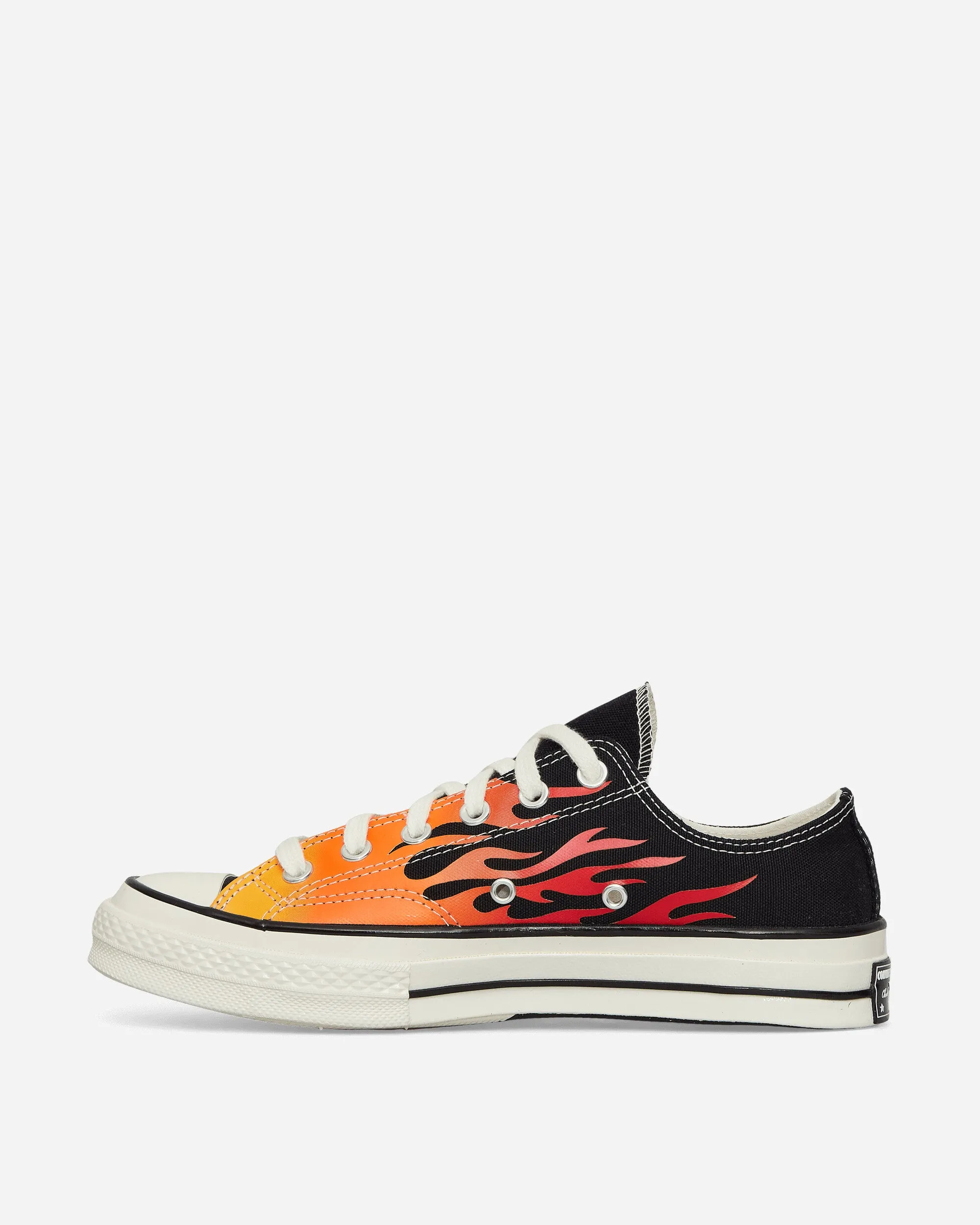 Dynamic response Water   Repellent Archive Print Chuck 70 Low Sneakers Black / Enamel Red