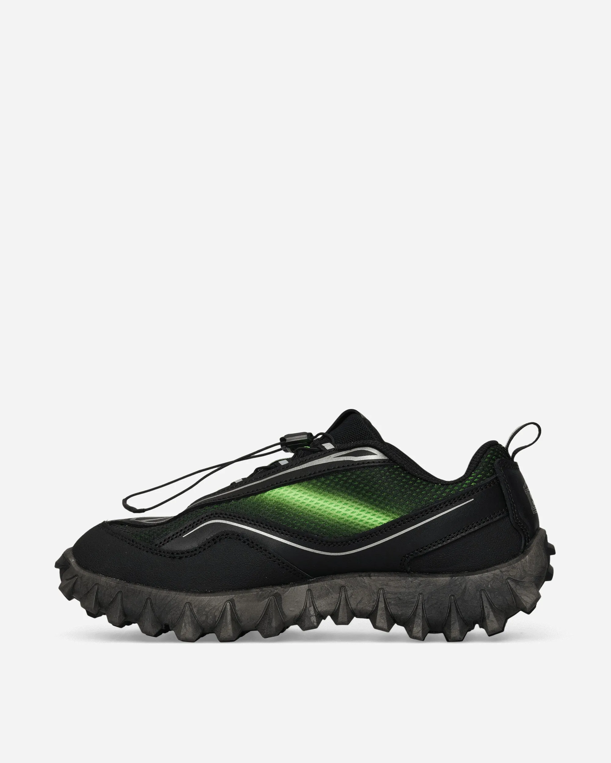 Aries Snowclog?Sneakers Black / Green Gecko Zigzag Impact Zone Comfort Step
