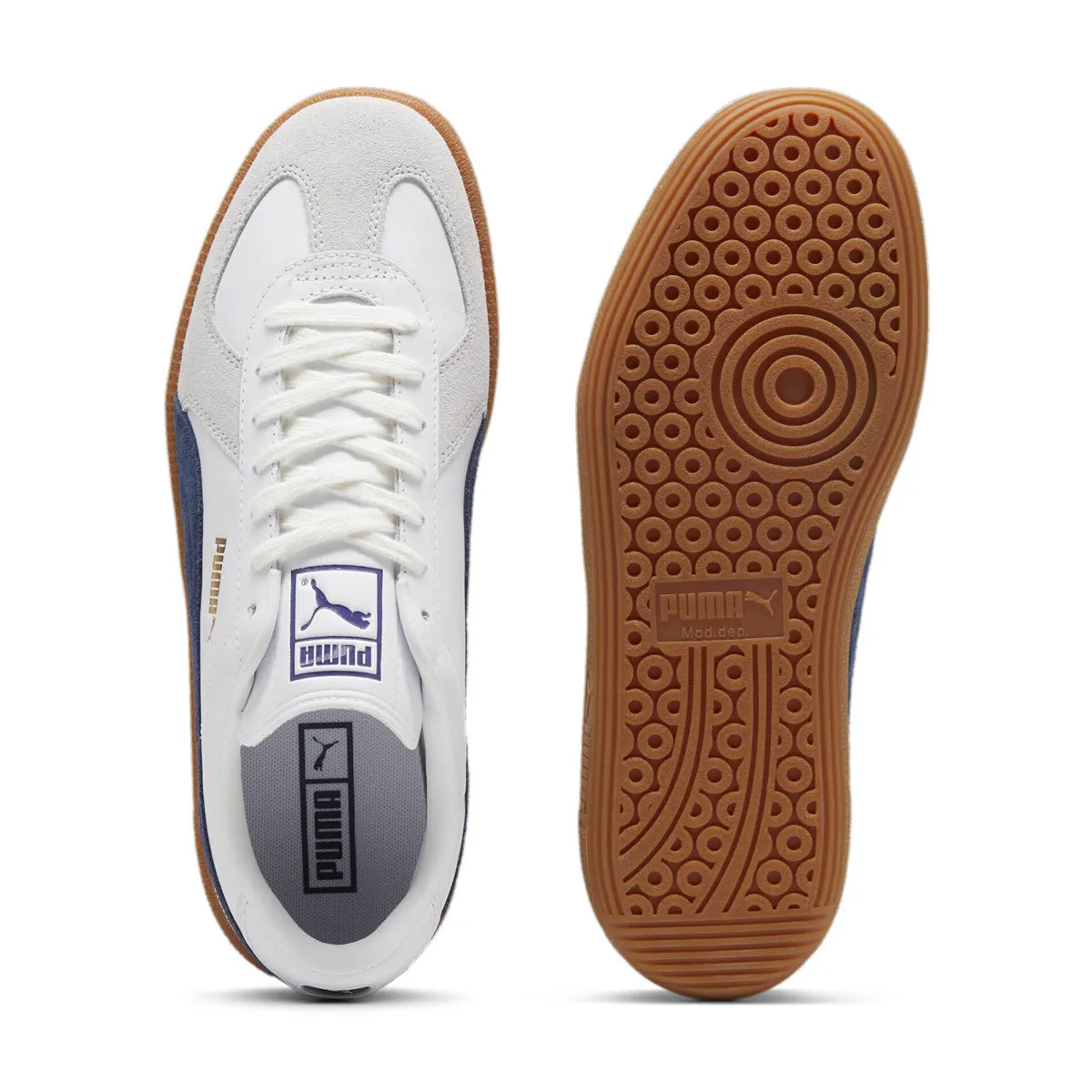 Army Trainer 'PUMA White Club Navy' Multi-functional lining