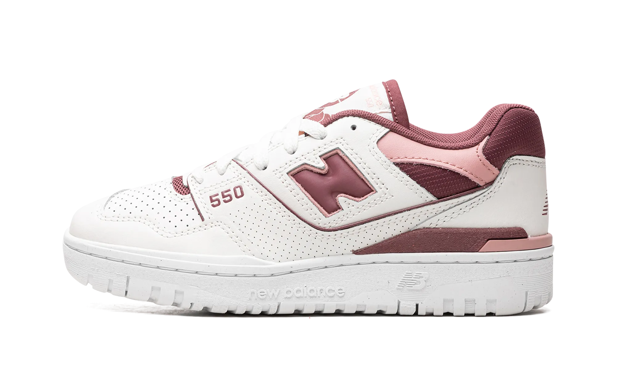 easy - to - clean shoe feature scientific - event running wear 550 WMNS "Red Rouge"