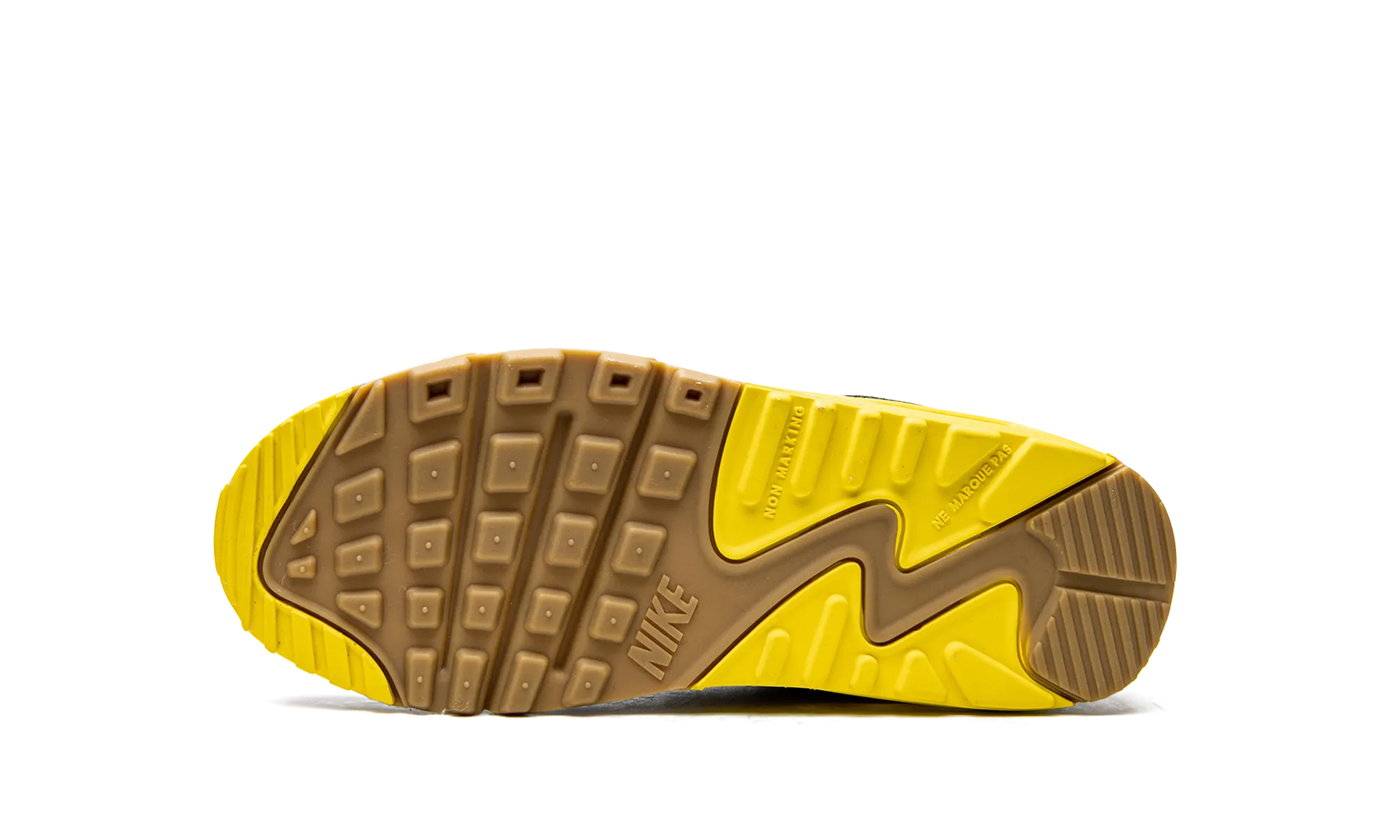 Pronation correction safety shoes Air Max 90 GS "Yellow Strike"