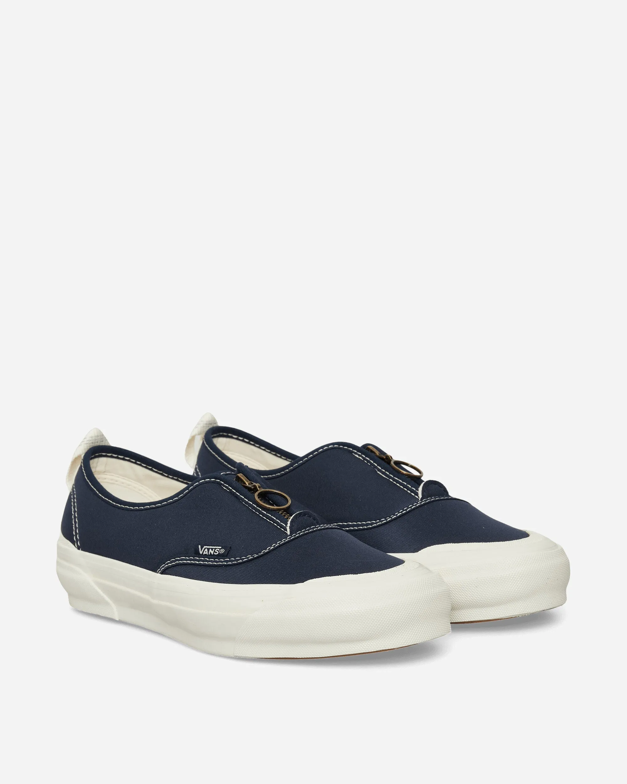 Hexagonal Tread Pattern Authentic Zip Vibram Sneakers Dress Blues