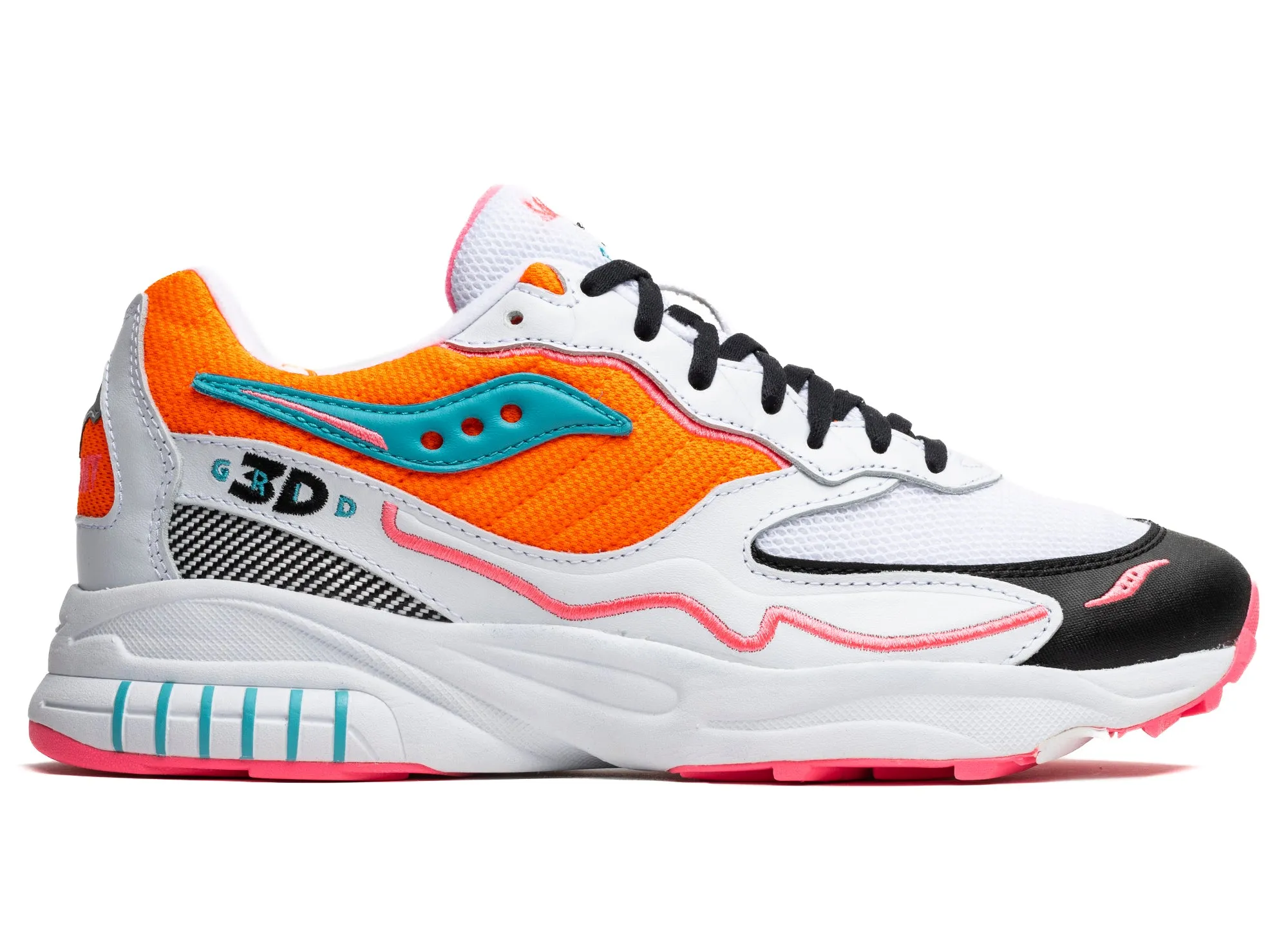 Breathable Upper Saucony 3D Grid Hurricane