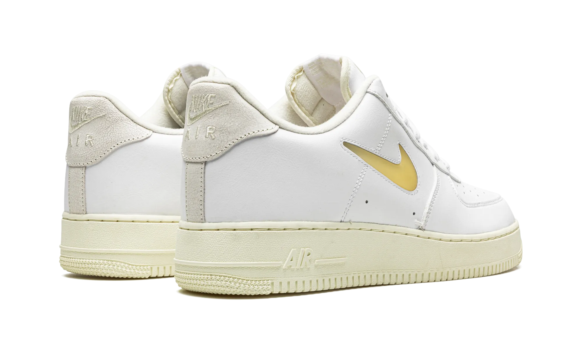 Air Force 1 Low Jewel "White/Pale Vanilla" Sustainable Manufacturing ShockDispersion