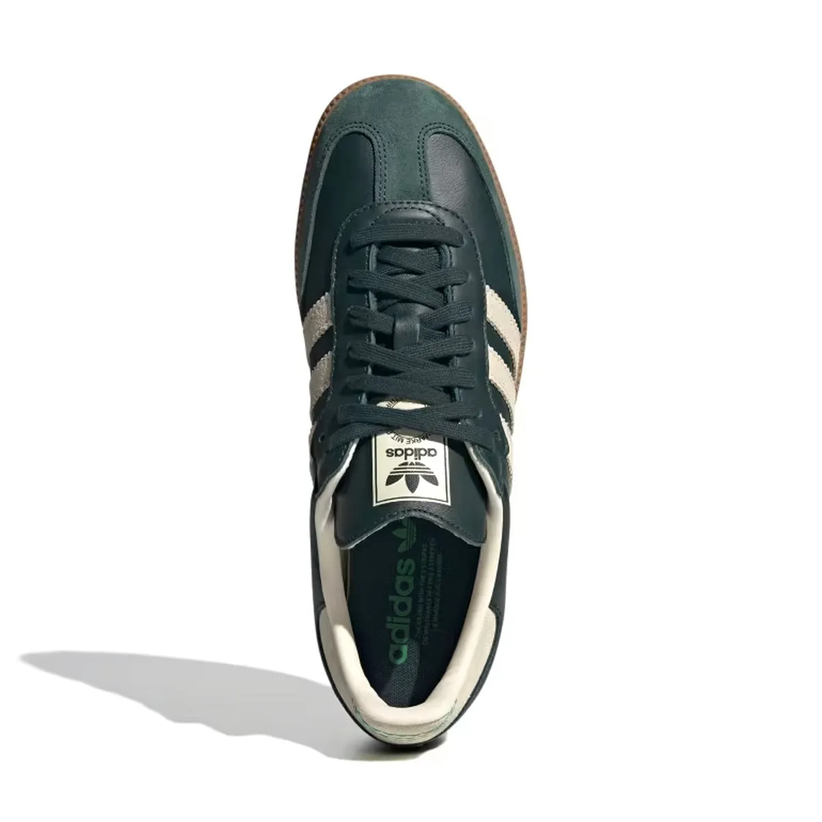 spring shoe collections narrow - fitting Samba OG 'Shadow Green Cream White'