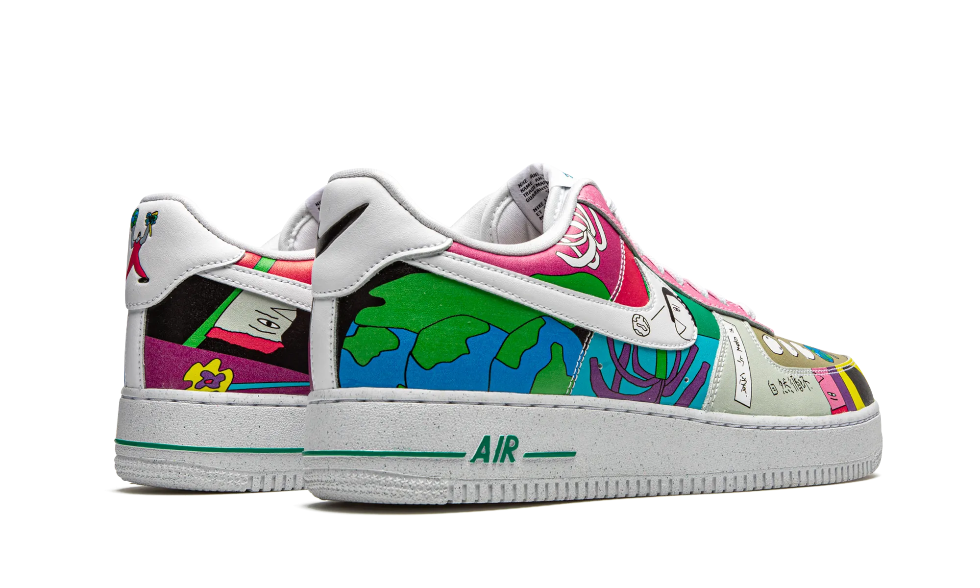 Air Force 1 Low Flyleather "Ruohan Wang" Smooth Walk