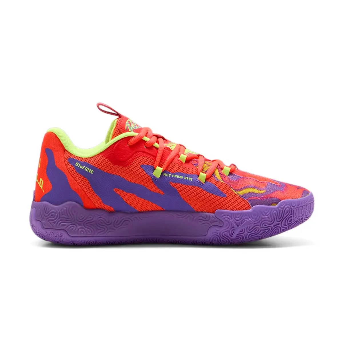 cushioning - level sole   LaMelo Ball MB.03 Lo 'Lava Purple'