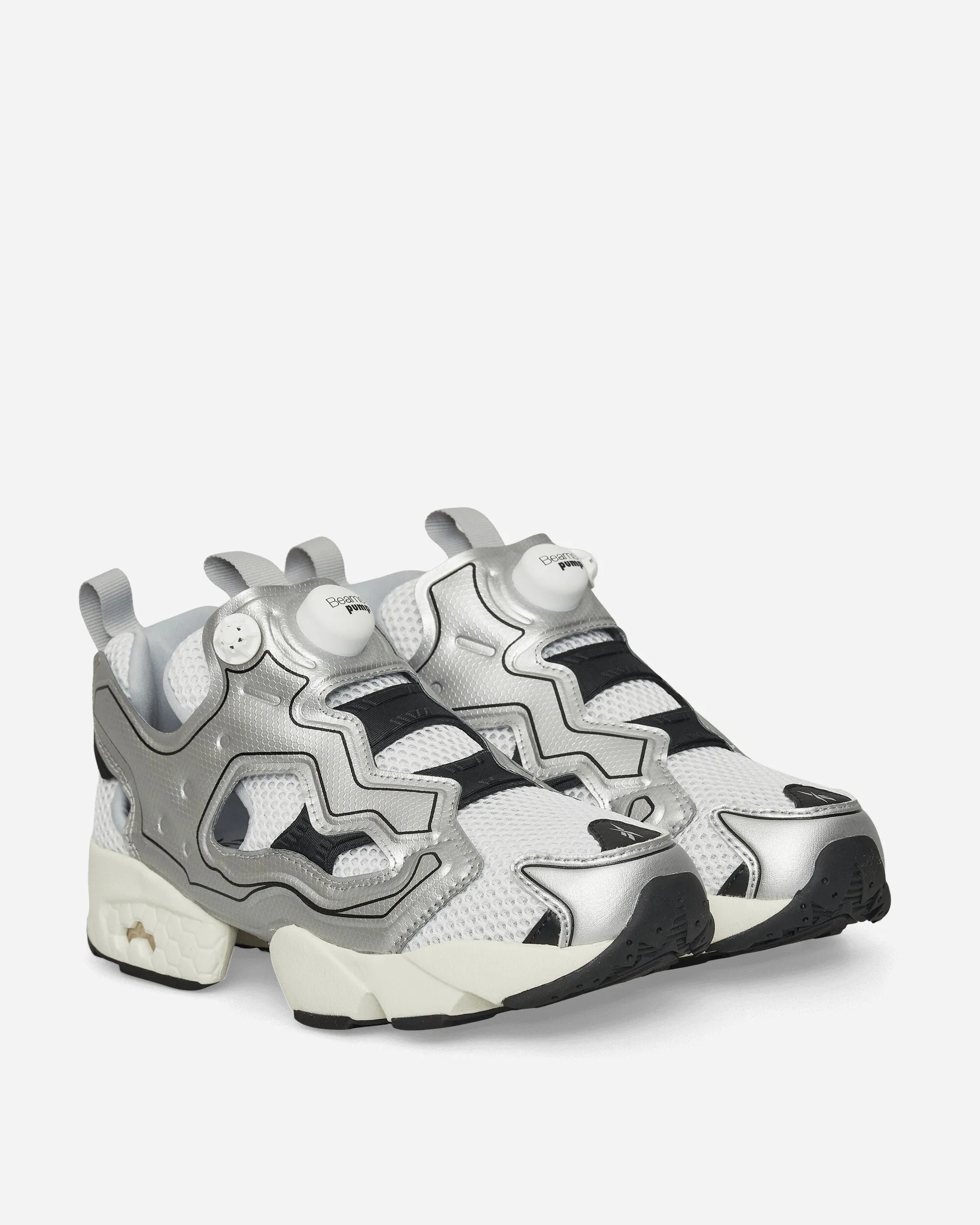 Durable rubber sole BEAMS Instapump Fury 94 Sneakers White / Pure Grey