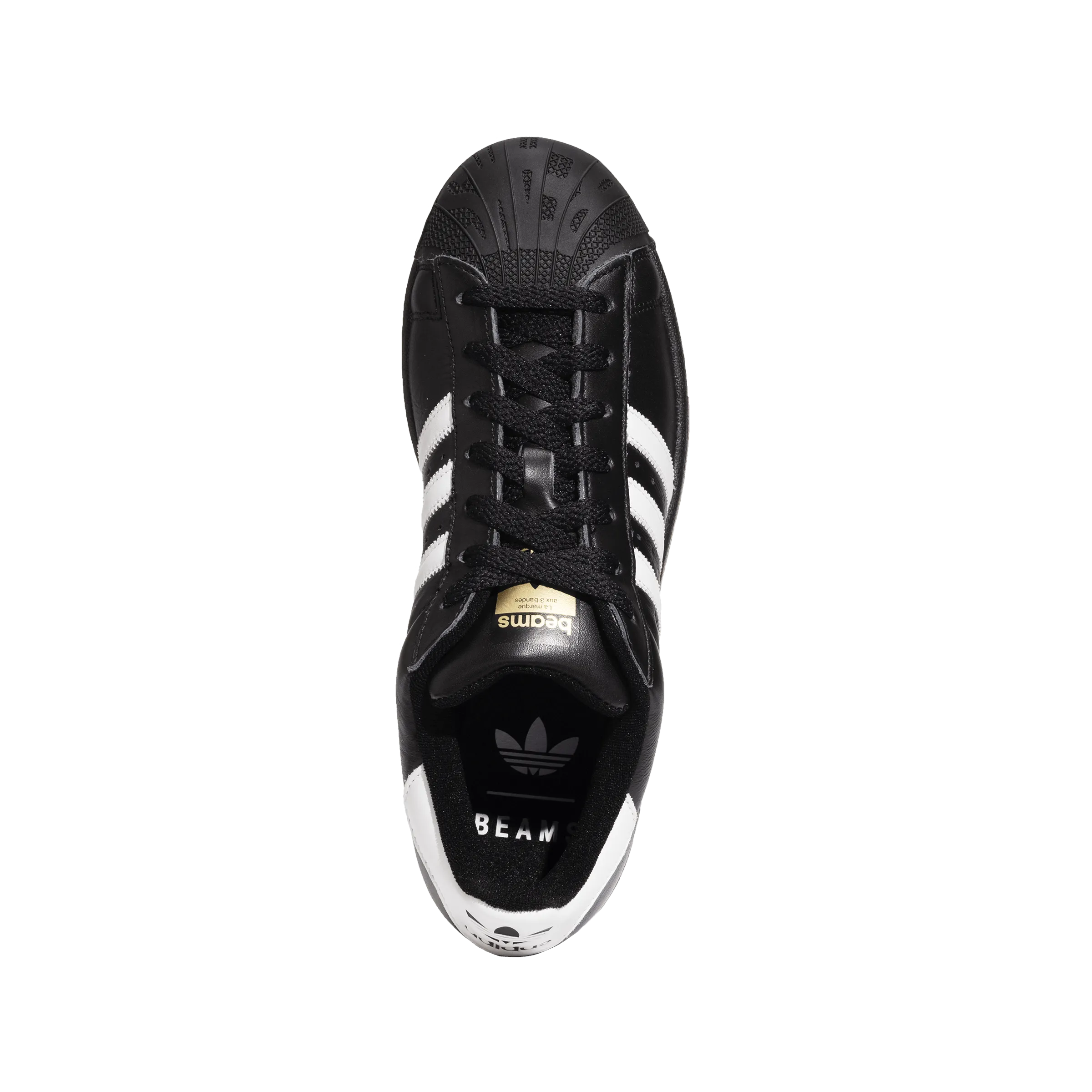   Beams Superstar 'Black White' Foot Style