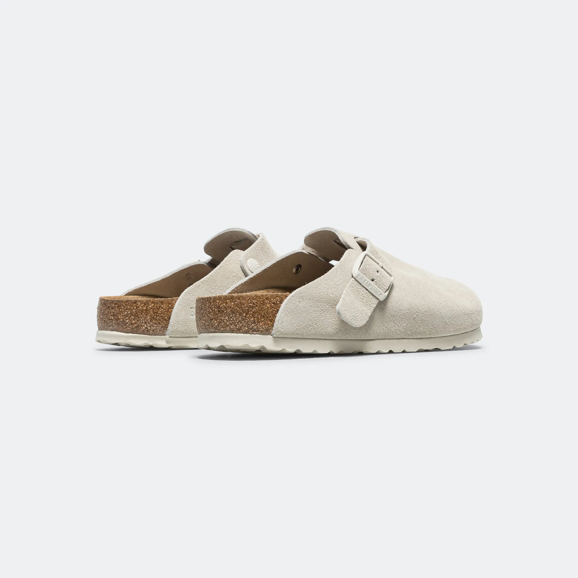 Supportive Outdoor Footwear Simple Fit Boston SFB - Antique White Suede Leather