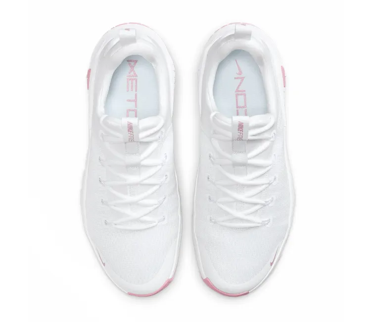 Women??s Nike Free Metcon 6 (White/Rose Pink) Eco conscious Lightweight Grip