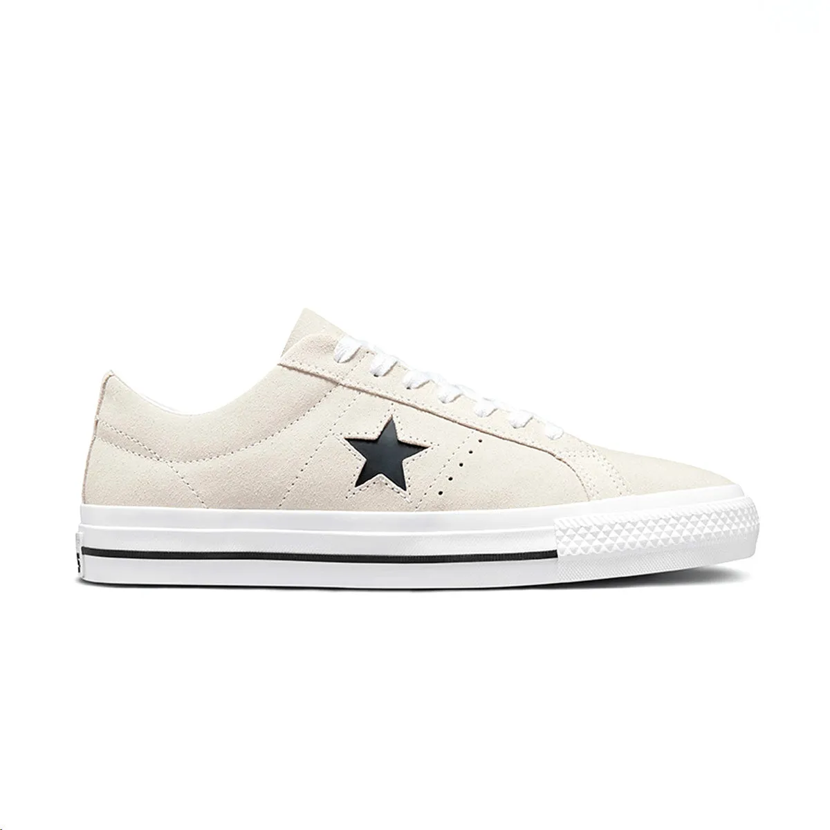 Structured silhouette Shock-absorbent flexibility One Star Pro Suede Low Top 'Egret White'