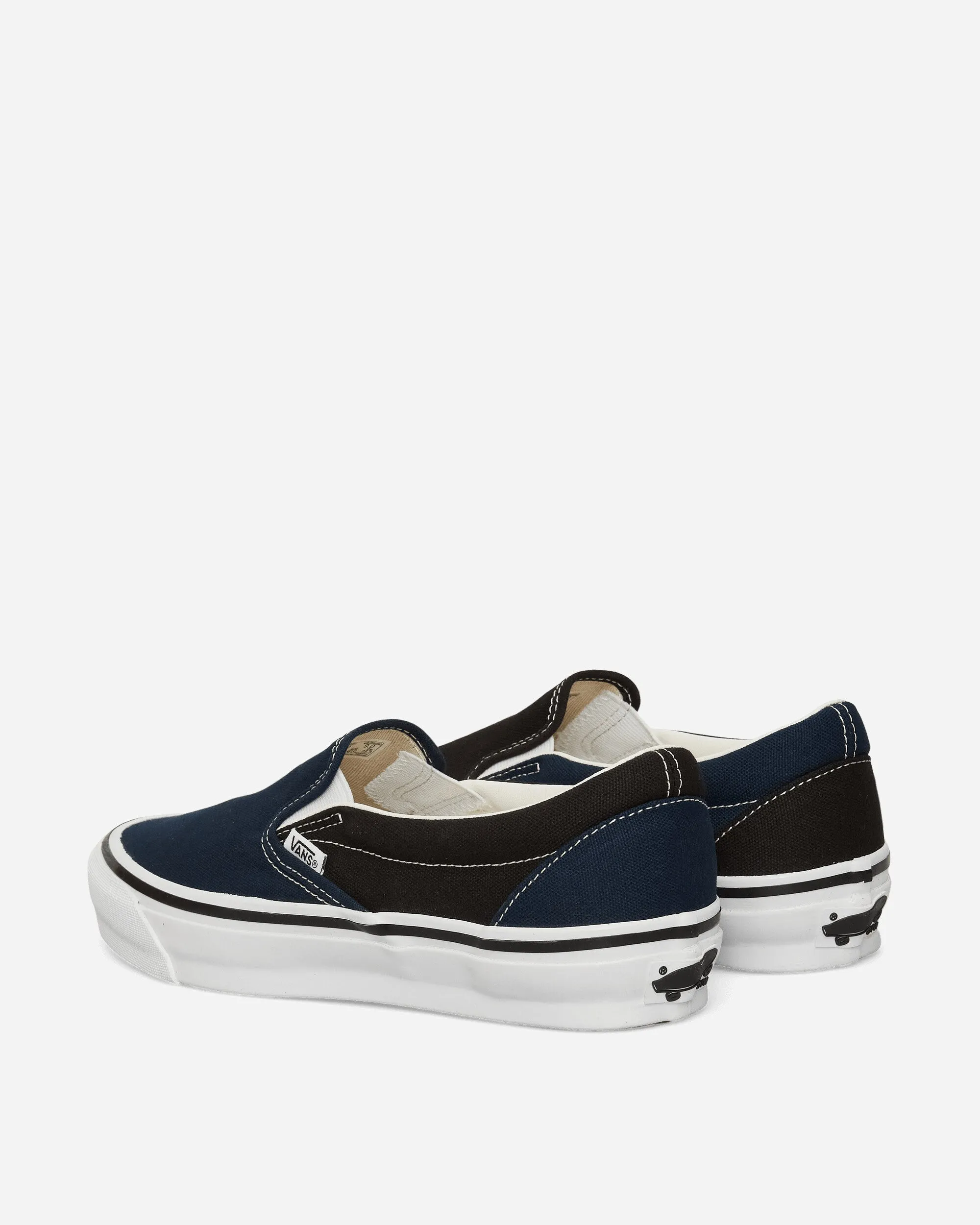 Engineered Garments Slip-On 98 Sneakers Black / Blue Indoor Workout