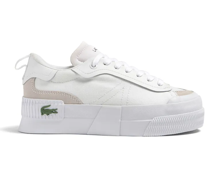 Women's Lacoste L004 Platform 123 1 CFA (White) Thermoforming Technology Phylon Midsole