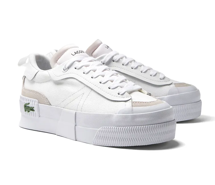 Street Movement Sturdy Heel Women's Lacoste L004 Platform 123 1 CFA (White)