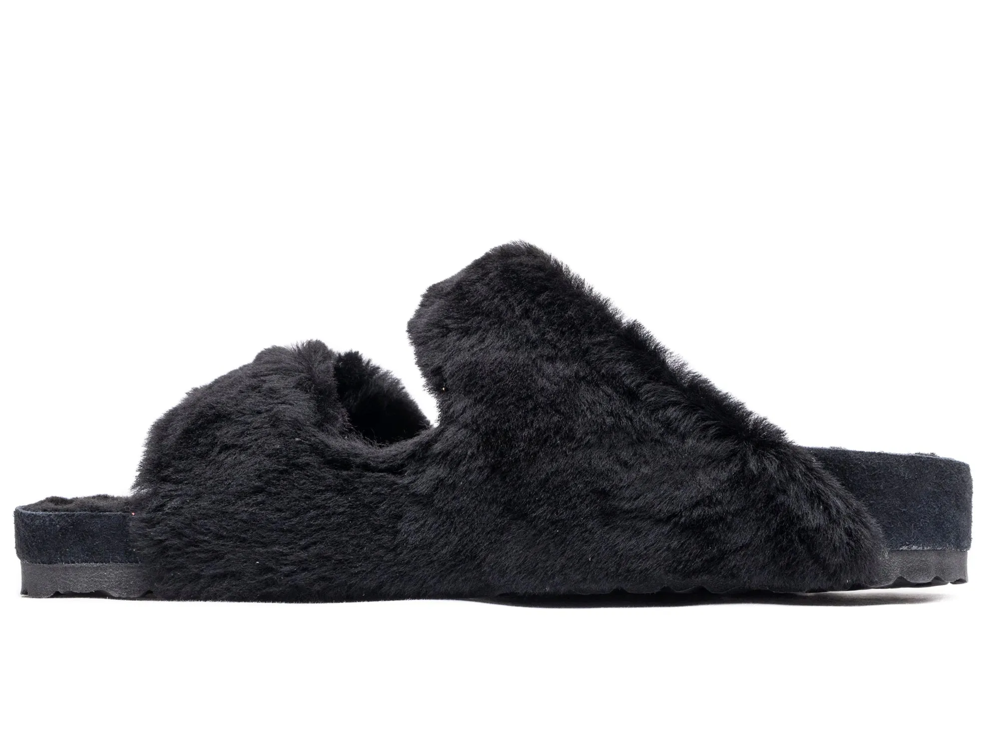 Memory Foam Wellness Seekers Birkenstock Arizona 1774 in Shearling Black