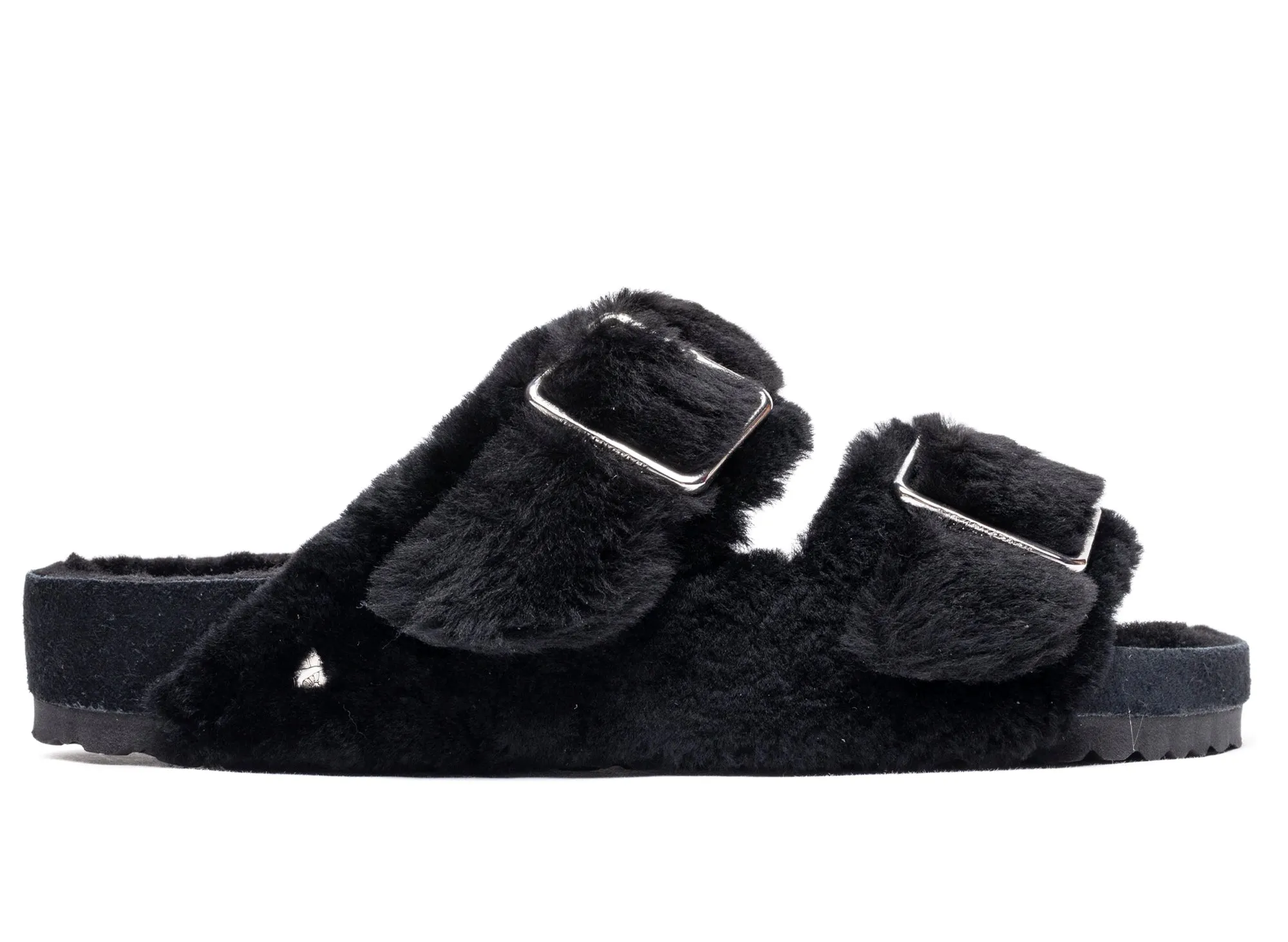 Birkenstock Arizona 1774 in Shearling Black Power Flow