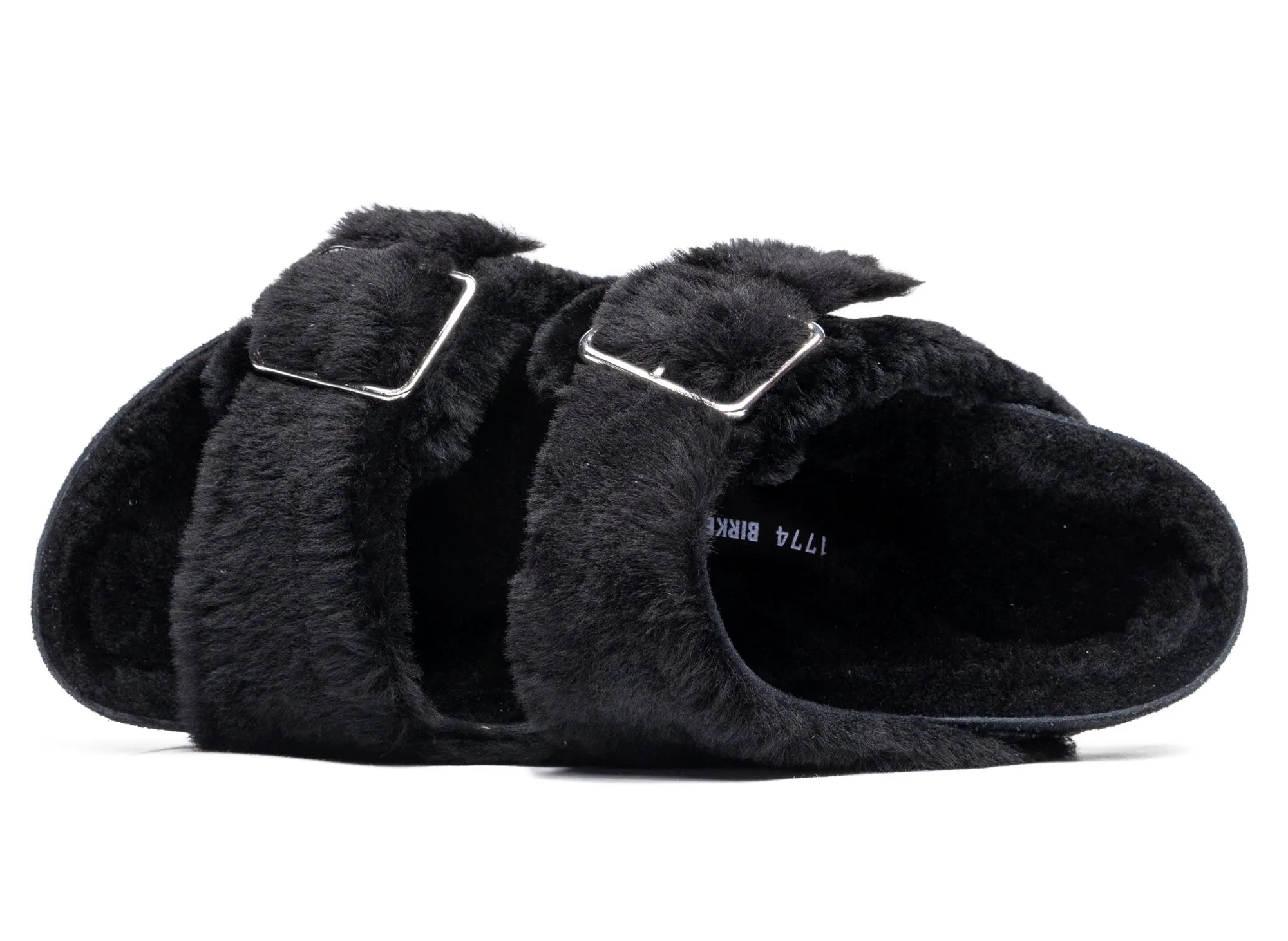 Birkenstock Arizona 1774 in Shearling Black Icon Walk