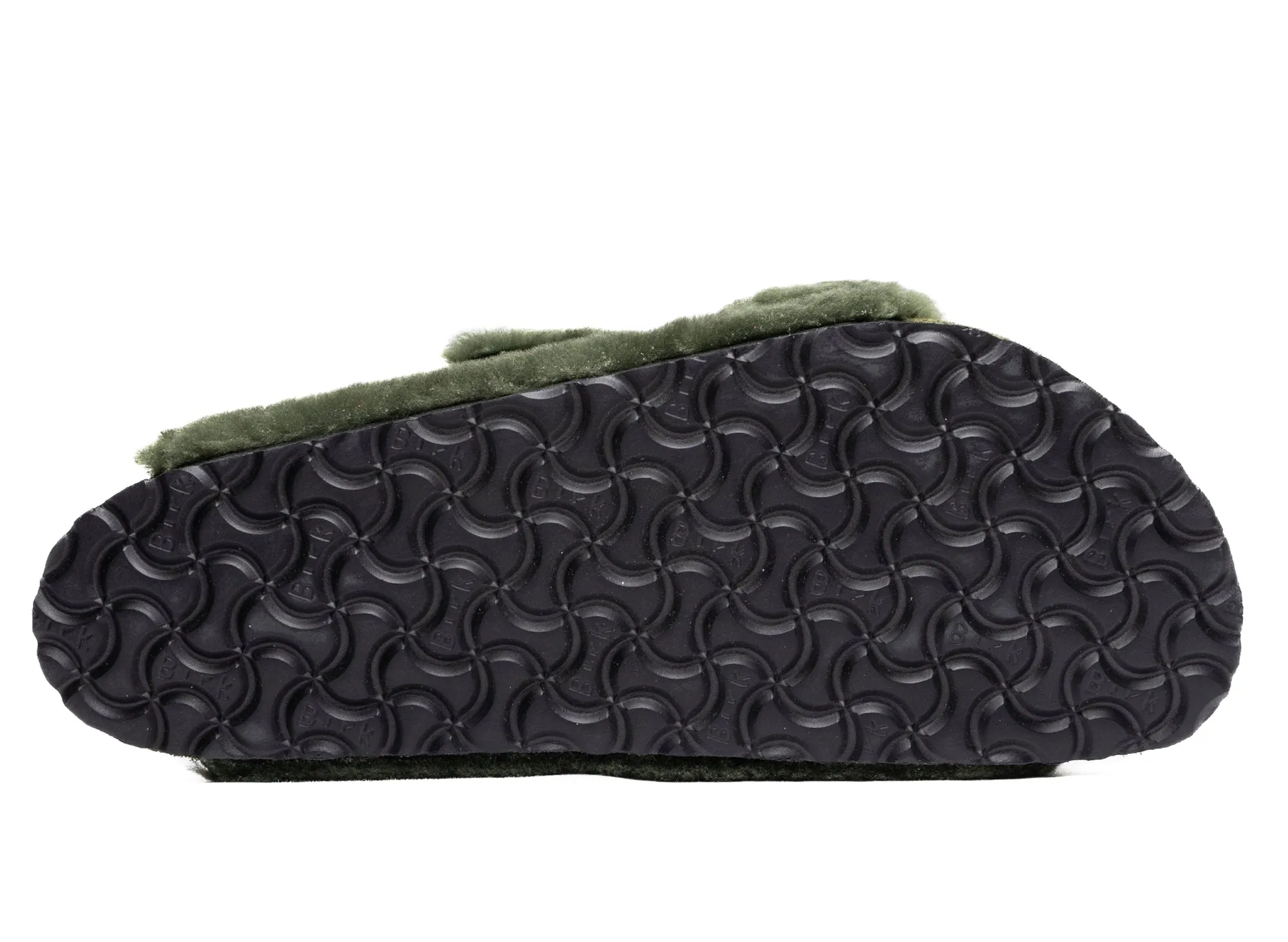 Birkenstock Arizona 1774 in Shearling Green Casual Move Night Out