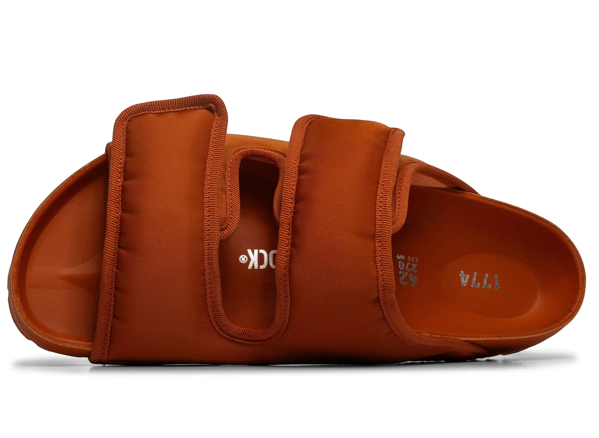 Birkenstock Arizona CosNy EXQ SYN in Burnt Orange City Bright