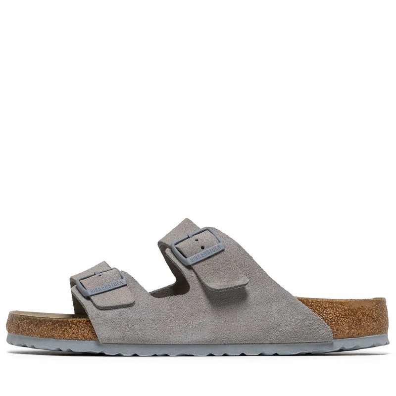 Birkenstock Arizona Soft Footbed Suede - Stone Coin Everyday Cool Playful Step
