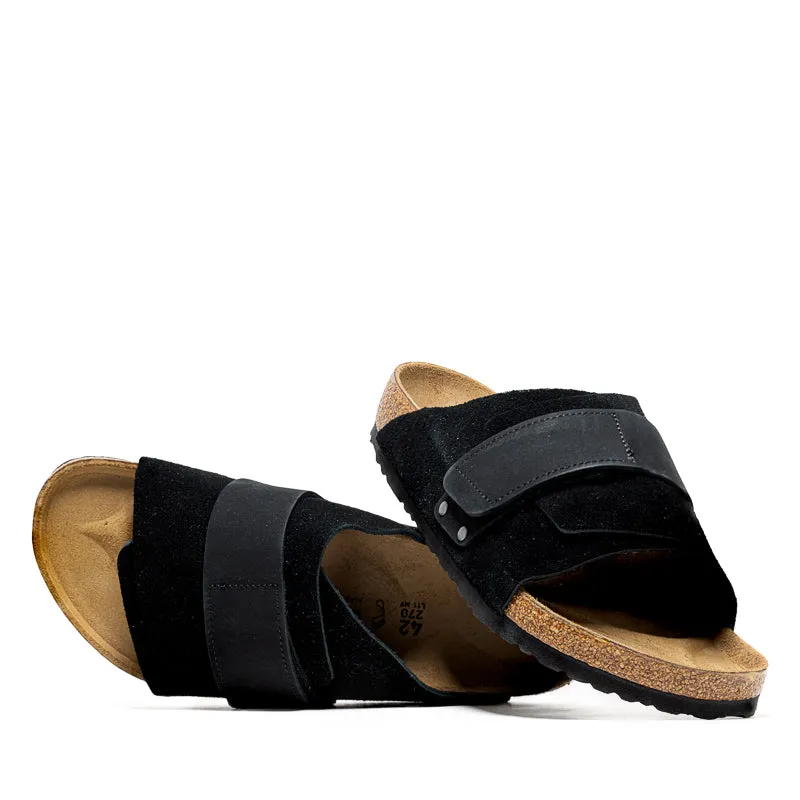 Water Resistant Classic Appeal Birkenstock Kyoto Suede - Black