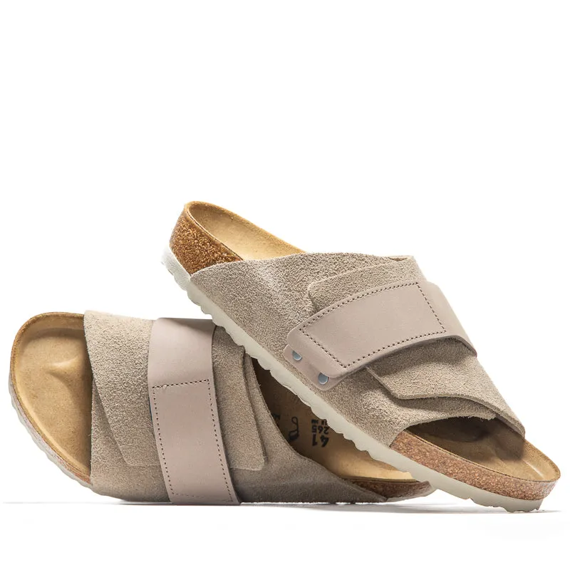 Birkenstock Kyoto Suede - Taupe Comfort Fit Walk