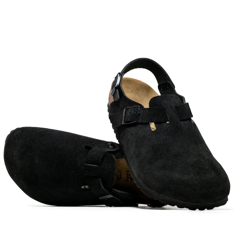 Birkenstock Tokio Suede - Black Slip On Quick