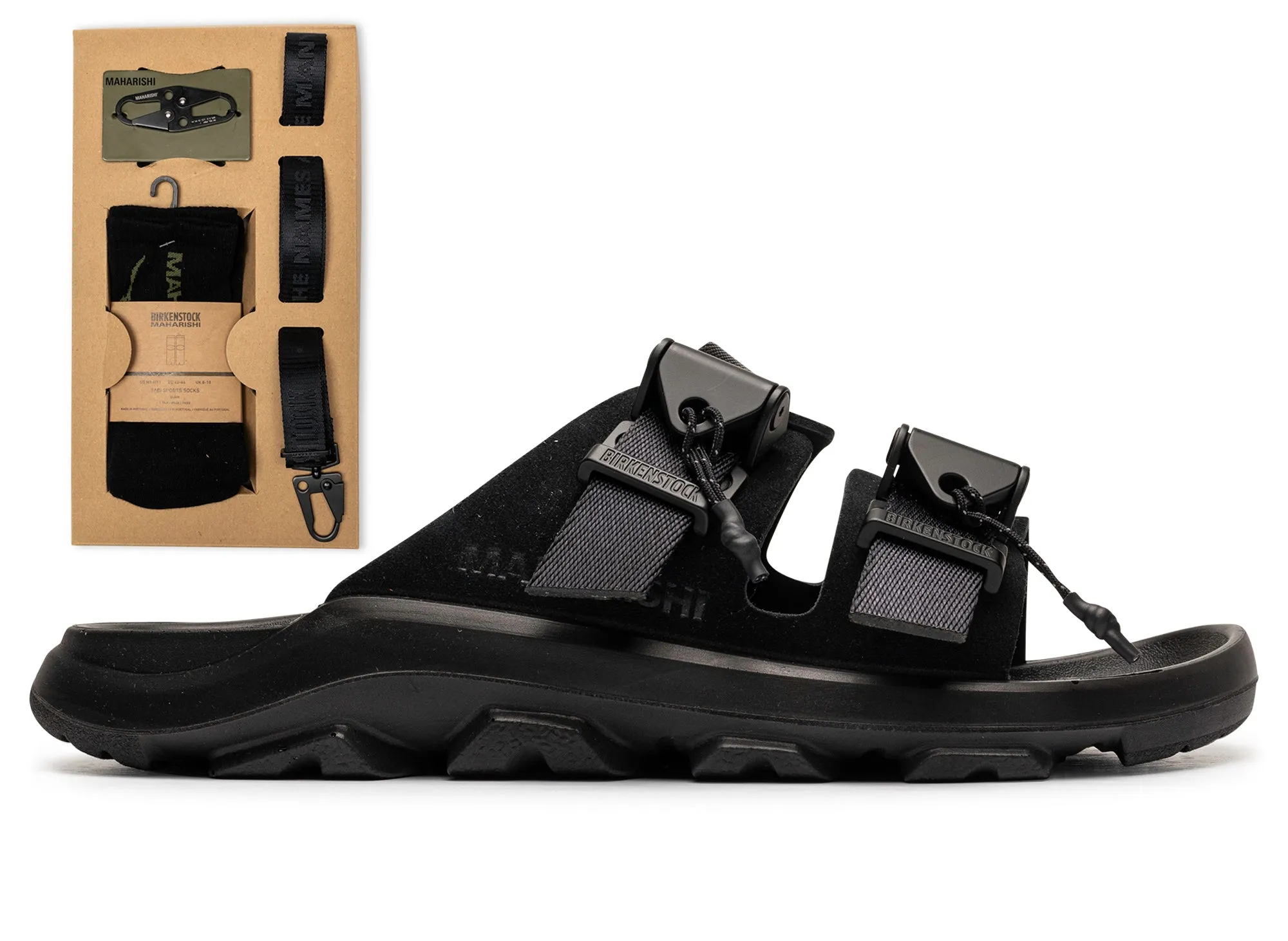 Eco Friendly Minimalist Fans Birkenstock x Maharishi Mogami Terra Tech in Black