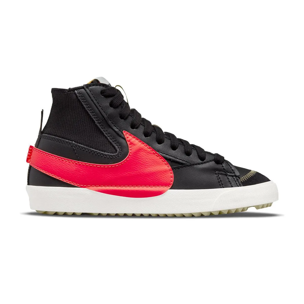 Blazer Mid '77 Jumbo 'Black Bright Crimson' Unbeatable flexibility walking - style