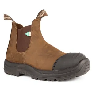 Velcro Closure Cold-resistant Blundstone 169 - Work & Safety Rubber Toe Cap - Saddle Brown